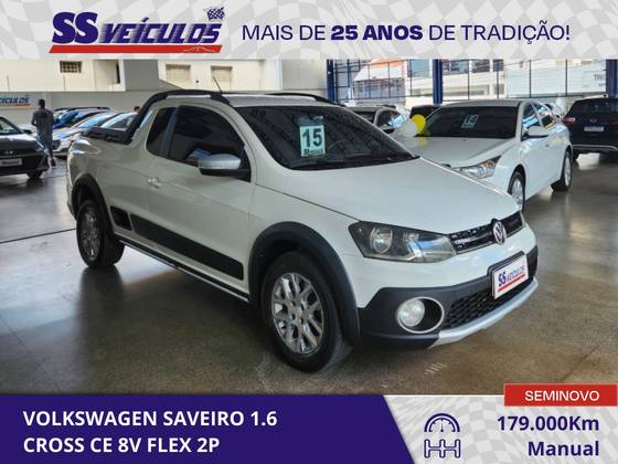 VOLKSWAGEN SAVEIRO 1.6 CROSS CE 8V FLEX 2P MANUAL VOLKSWAGEN SAVEIRO 1.6 CROSS CE 8V FLEX 2P MANUAL